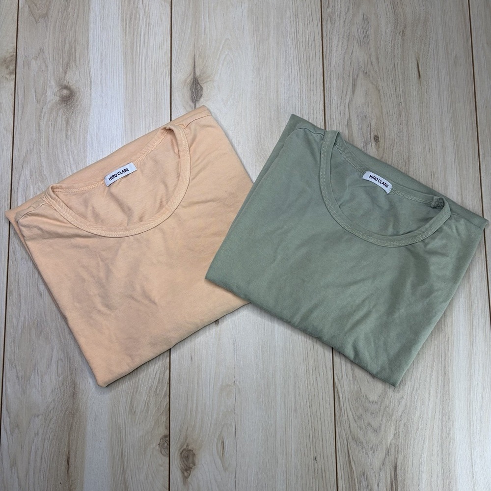 Hiro Clark T-Shirt Mens XL Lot Of 2 Cotton Canada